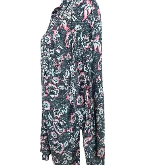 J. Jill paisley and floral print button front top size 1X - Picture 5 of 10